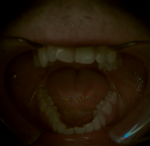 False color image render of a spectral image exhibiting no segmented classes