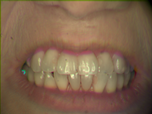 False color image render of a spectral image exhibiting no segmented classes