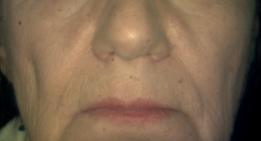 False color image render of a spectral image exhibiting no segmented classes