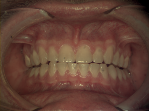 False color image render of a spectral image exhibiting no segmented classes
