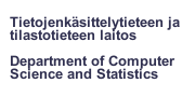 University of Joensuu -
  Department of Computer Science & Statistics